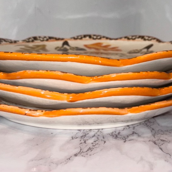 Temptations Old World Salad/Dessert Plates- set of 4 - Picture 5 of 6